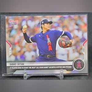2021 Topps Now SHOHEI OHTANI #508 All Star Game 1st Ever Starting Hitter-Pitcher